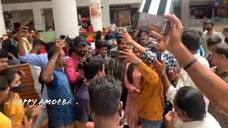 Ninna Sanihake Actors Dhanya Ramkumar & Surah Gowda Theater Visit | Fabs Selfi Craze