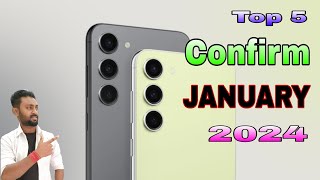 Top 5 Upcoming Mobiles JANUARY 2024#entrystart