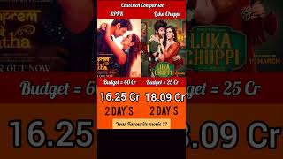 Satyaprem ki katha Vs Luka Chuppi movie comparison #shorts