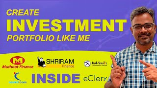 How To Create an INVESTMENT PORTFOLIO | 5 STOCKS NAUKRI Shriram Muthoot Finance Eclerx IND Swift Lab