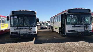 10/13/18 Funny Bus Horn Beat - Ex-SF Muni 2002 Neoplan AN440's 8301 & 8339 at Auction