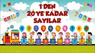 Sayılar - 1'den 20'ye Kadar Sayılar - Beraber Sayıyoruz #okulöncesi#sayılarıöğreniyorum#child