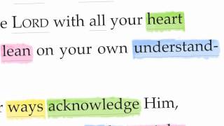 Trust - Proverbs 3:5-6