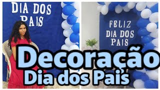 Desmontando a Decoração do último culto infantil para fazer a Decoração do dia dos pais.