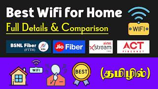 Best Wifi for Home in Tamil | Fiber Network at Home Tamil | Best Wifi Connection for Home