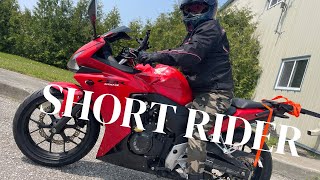 Short Rider Motorcycle 🏍️ Tips - Honda CBR500R or Any Motorbike