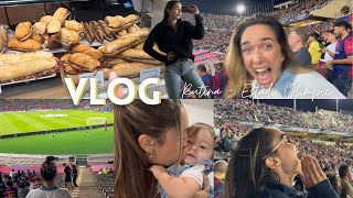 VLOG | Estoy AGOBIADA + rutinas en nuestras OFIS + BARÇA!