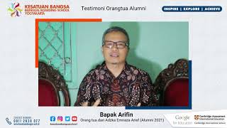 Testimoni Bapak Arifin || || Apa kata mereka tentang Sekolah Kesatuan Bangsa