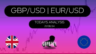 Todays Analysis & Forecast | GBP/USD, EUR/USD | 21.08.24