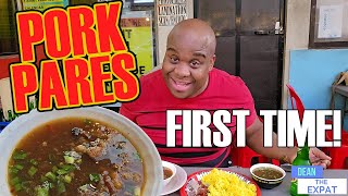 Trying the Best Filipino Foods|PORK PARES|First Time