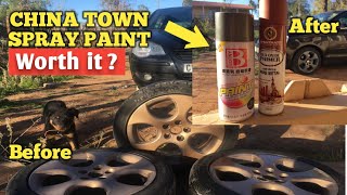 Respraying Rims with CHINA TOWN spray (GONE WRONG!?!)