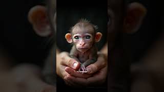 Adorable and Funny Baby Monkey