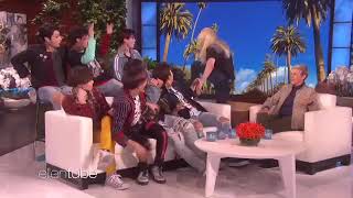 BTS getting scared on ellen for 1 minute