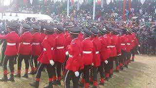 NPF Parade during Gov. Ademola Adeleke sworn in,  In Oshogbo Stadium. Osun State.