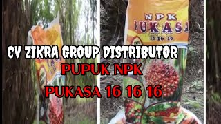 PUPUK NPK  PUKASA 16 16 16 BERKUALITAS TINGGI