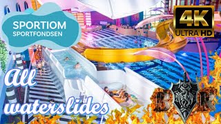 All waterslides Sportiom - Onslide [4K]