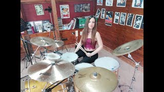 IRON MAIDEN - THE NUMBER OF THE BEAST - DRUM COVER by CHIARA COTUGNO