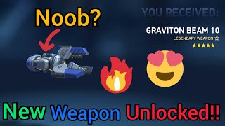 Guys new weapon Gravition Beam 10 unlocked 🔓 😎 #mecharena #gravitionbeam10 #noob