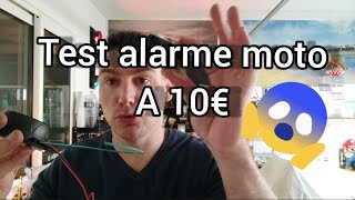 Test alarme moto a moins de 10€ Aliexpress, arnaque ou efficace