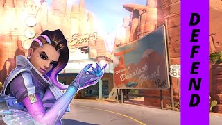 Overwatch 2 - Sombra Defend Gameplay (No Commentary) - Pre Rework