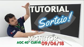 Sorteio Monitor AOC 40" Curve - Visão Vip Informática em Parceria com AOC - Compras Paraguai