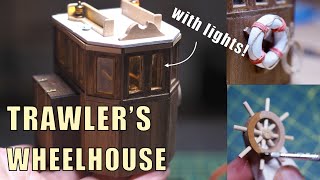 Model ship building - The wheelhouse and other props for the RC FIFIE