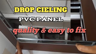 Paano ikabit ang  tambol o drop cieling gamit angPVC PANEL