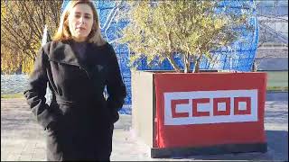 Teresa Zurita, de Más Madrid muestra su apoyo en las negociaciones del III CEV y ERE.