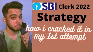 SBI Clerk 2022 strategy | how i cracked it in 1st attempt | #sbiclerk2022