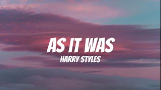 Harry Styles - As It Was (Lyrics)