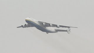 Antonow An-225 Warszawa 15.04.2020 - nagranie z balkonu :)