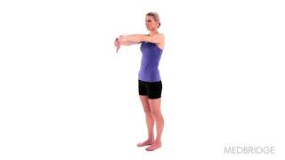 Standing Wrist Flexion Stretch