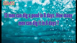 12 men can dig a pond in 8 days . How many men can dig it in 6 days. ?