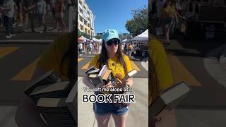 I can’t be trusted at a book fair #books #reading #bookfair #shorts #fyp