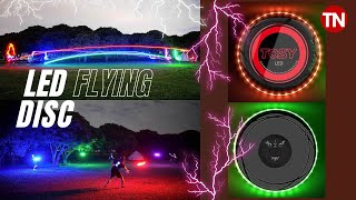 LED Flying Disc   Extremely Bright, Smart Auto Light Up