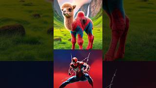 SUPERHEROS BABY CAMEL🐫-ALL CHARACTERS -(MARVEL AND DC)IN 2024 #spiderman #shorts #ytshorts #batman