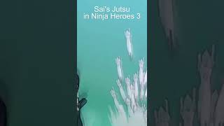 Sai's Jutsu in Naruto Shippuden Ultimate Ninja Heroes 3 #naruto