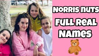 NORRIS NUTS REAL NAMES💅🏻💙 (FULL)