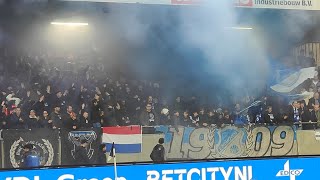 FC Eindhoven - Helmond Sport 🇳🇱 20.10.23 Oost-Brabantse Derby Vuurwerk Sfeer Ultras Uitvak Staken NL