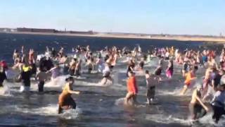 Polar Plunge at Fort Phoenix (1 Jan, 2015)