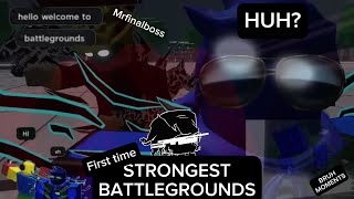 ROBLOX STRONGEST BATTLEGROUNDS For FIRST TIME (BRUH MOMENTS) | With: @Philippinedfinalboss