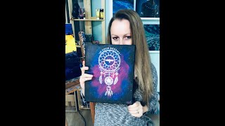 MONO INC. Dreamcatcher - In Your Dreams | Acrylic Painting Time lapse video | Retrospective #7