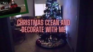 2020 *REALISTIC* CHRISTMAS CLEAN AND DECORATE WITH ME//BUDGET FRIENDLY//FAMILY OF FOUR