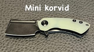 Kansept mini korvid ! Smallest knife I’ve ever handled !!