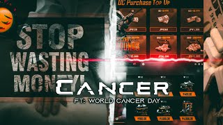 Cancer 🦠😥 - World Cancer Day / 4 february | #worldcancerday @goswamieditzz