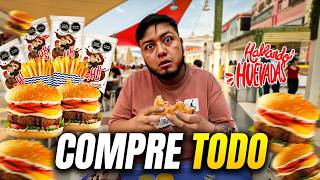 Probando LA COMIDA de HABLANDO HUEVADAS 🍫🍔🍟 @HablandoHuevadasOficial