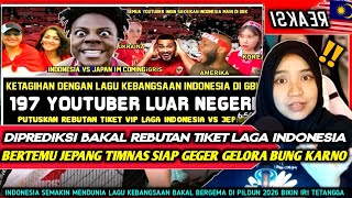 Siap" WAR TIKET " ❗❗BERTEMU JEPANG warga Diancam bakal rebutan tiket VIP LAGA INDONESIA 🇮🇩