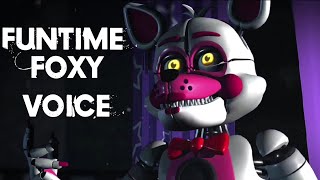 [Prisma 3d/Fnaf] Funtime Foxy Voice Animation