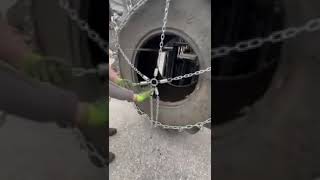 TireChain.com Tractor spring tensioners installation