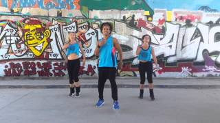 sigueme y te sigo DADDY YANKEE - ZUMBA coreografia DAVID BRASUKAS ZUMBA tania y clarisse